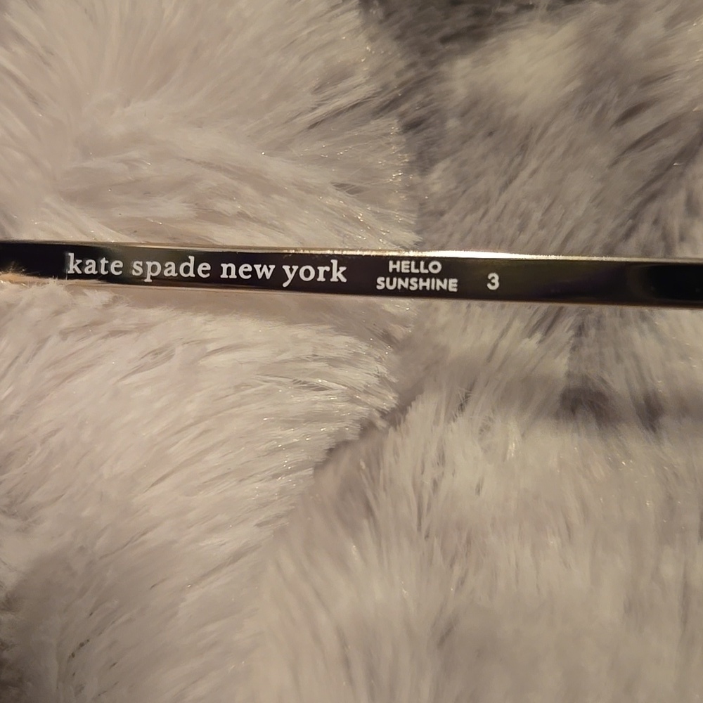 Kate Spade Nicola Gold Teal Hexagonal Sunglasses Brand New In Case - Picture 7 of 13